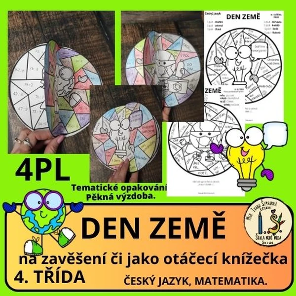 DEN ZEMĚ 4. třída ČJ,M.
