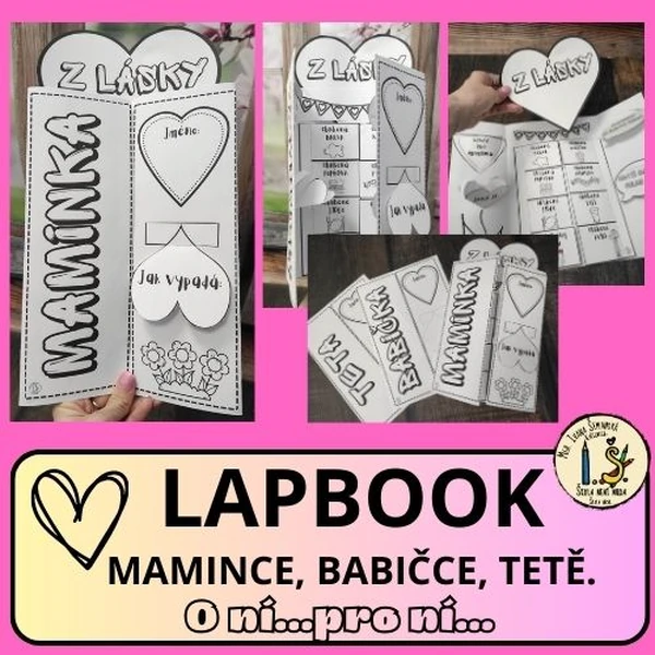LAPBOOK maminka, babička, teta