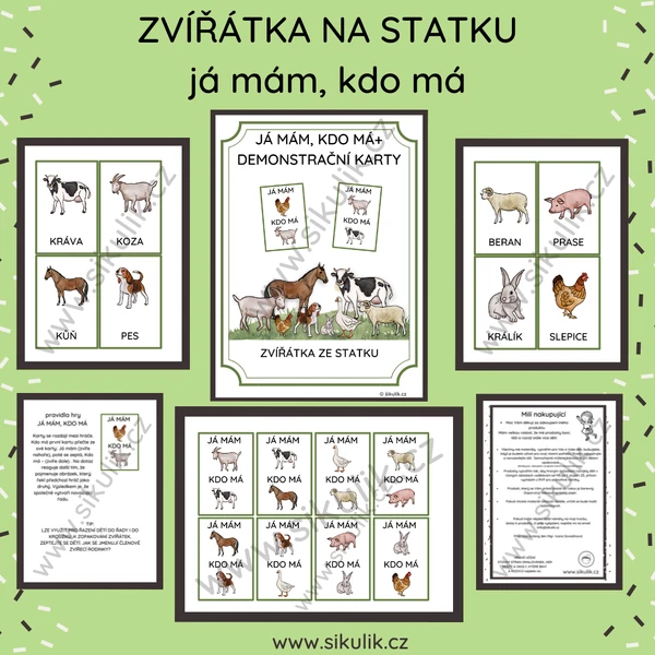 ZVÍŘÁTKA ZE STATKU JÁ MÁM, KDO MÁ