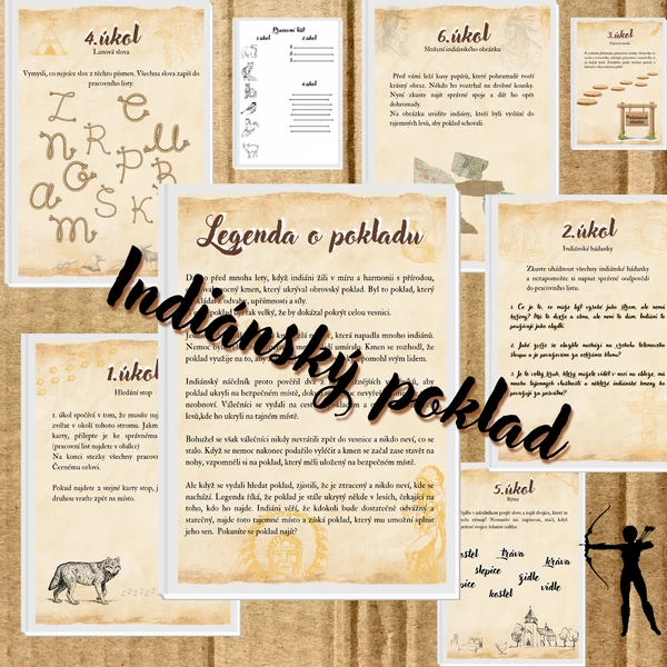 Indiánský poklad - stezka