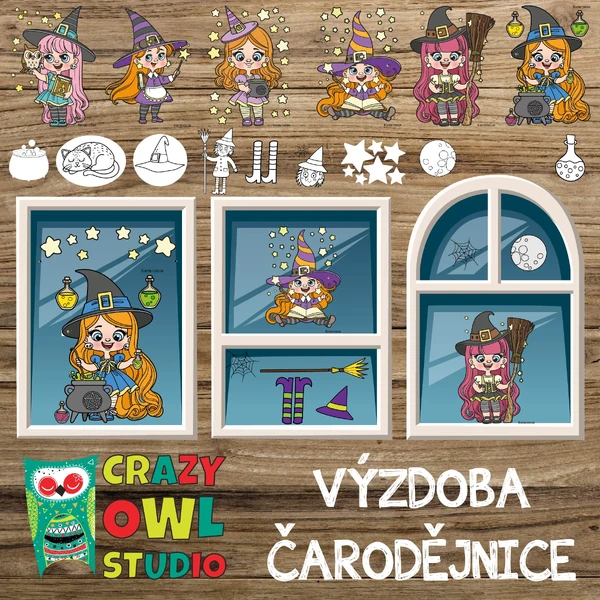 Výzdoba ČARODĚJNICE