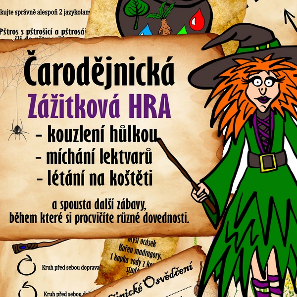 Čarodějnická zážitková hra