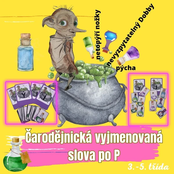 Čarodějnická vyjmenovaná slova po P