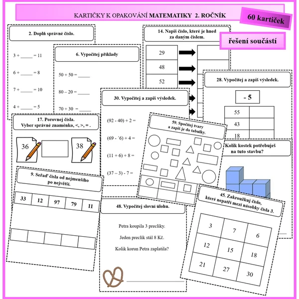 Kartičky do matematiky