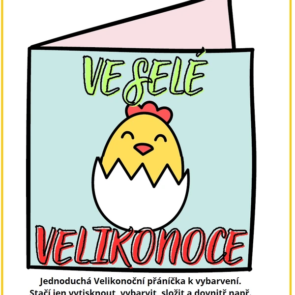Velikonoční přáníčka (zdarma)