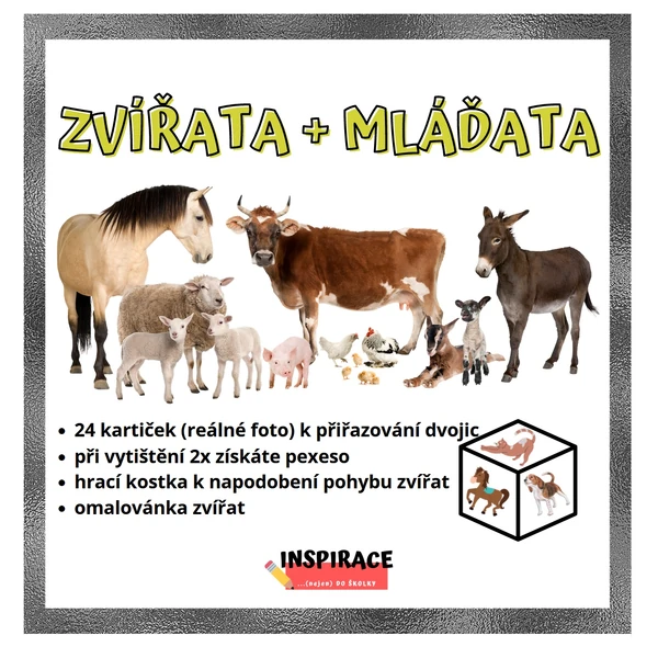 ZVÍŘATA + MLÁĎATA