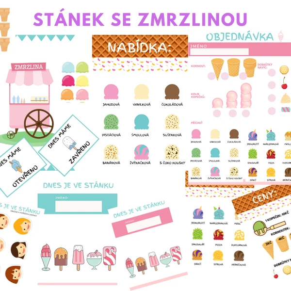 Stánek se zmrzlinou HRA