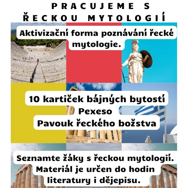 Pracujeme s řeckou mytologií 