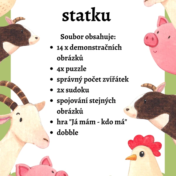 Zvířata na farmě