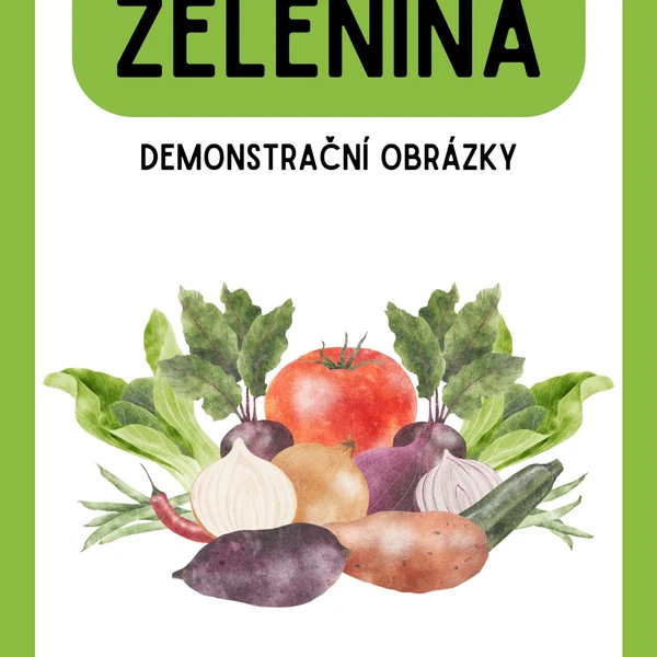 Zelenina - demonstrační obrázky