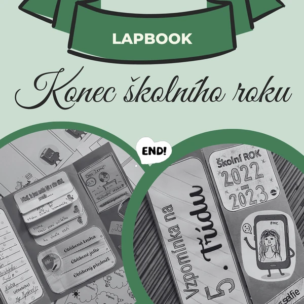 Konec školního roku - vzpomínkový lapbook