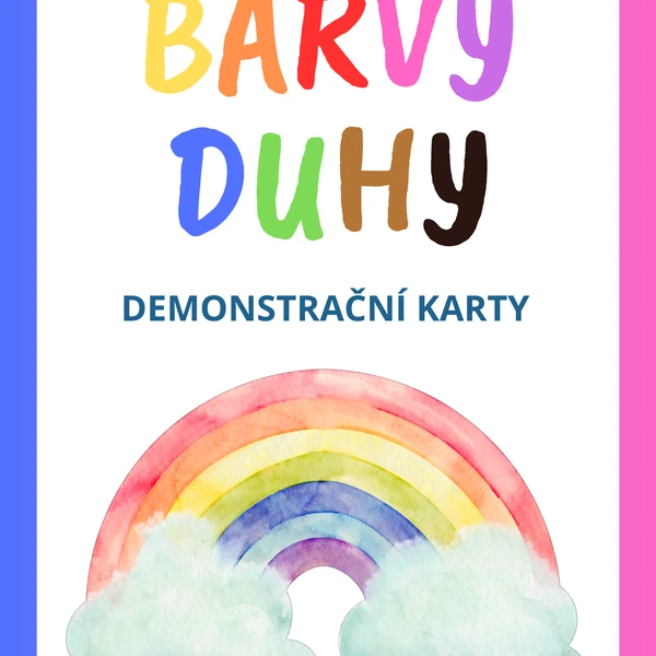 Barvy duhy - demonstrační materiál barvy