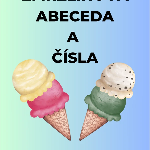 Zmrzlinová abeceda a čísla