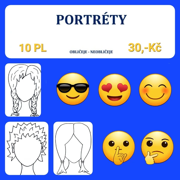 PORTRÉTY - OBLIČEJE - NEOBLIČEJE