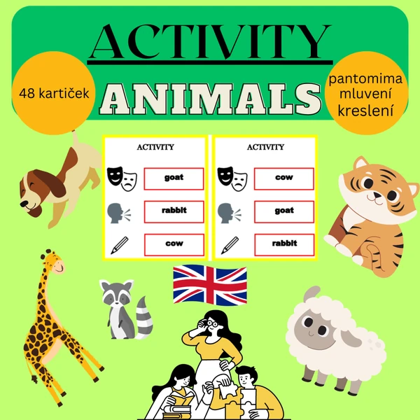Animals - ACTIVITY (48 cards)