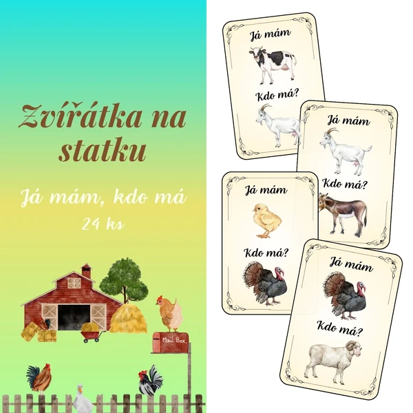 Já mám, kdo má? Zvířátka ze statku