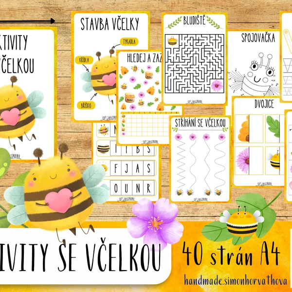 Aktivity se včelkou, zábavné aktivity, včely