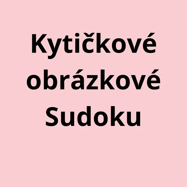 Kytičkové obrázkové sudoku