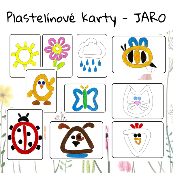 Plastelínové karty A5 JARO