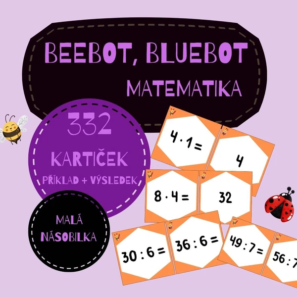 BEEBOT, BLUEBOT - malá násobilka
