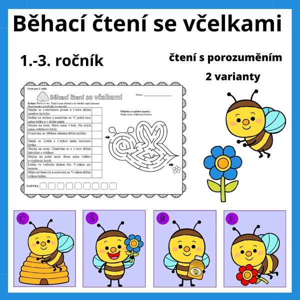 Běhací čtení se včelkami