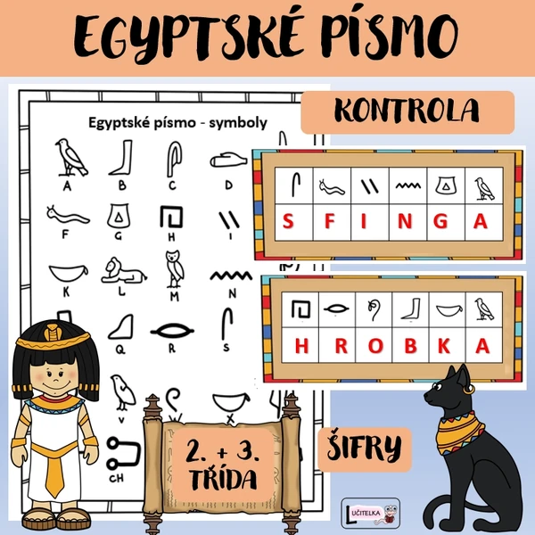 Egyptské písmo = šifry