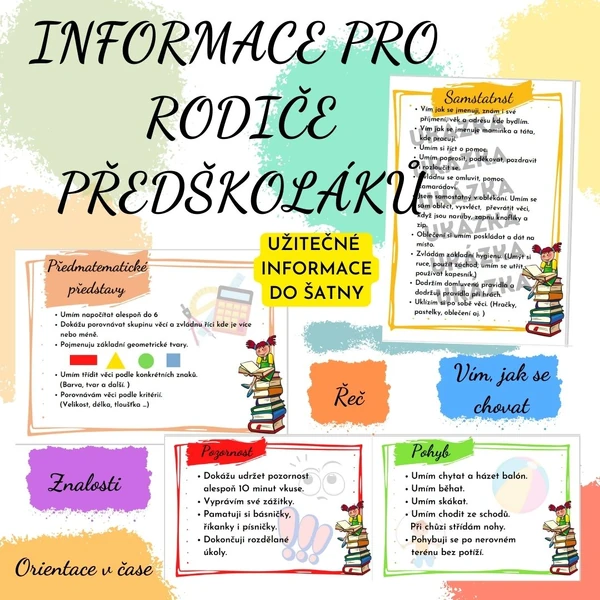 Informace pro rodiče předškoláků_nástěnka