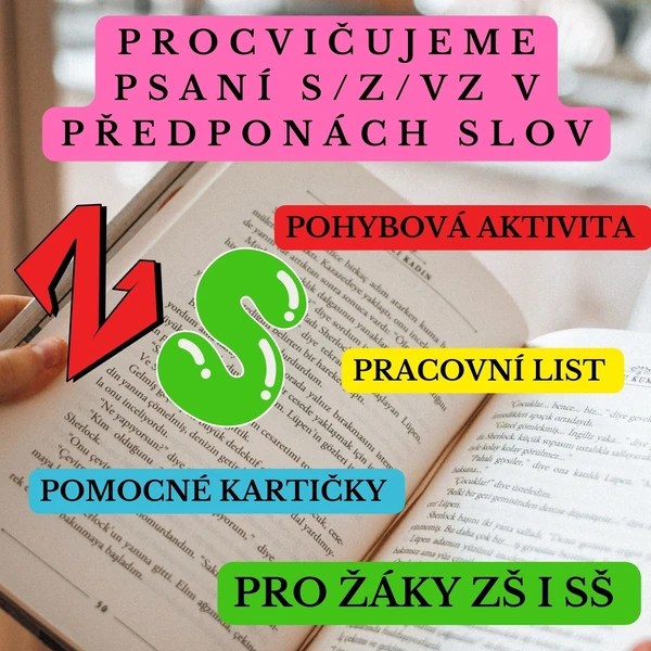 Procvičujeme psaní s/z/vz v předponách 