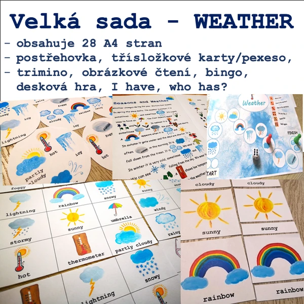 Velká sada aktivit - Weather