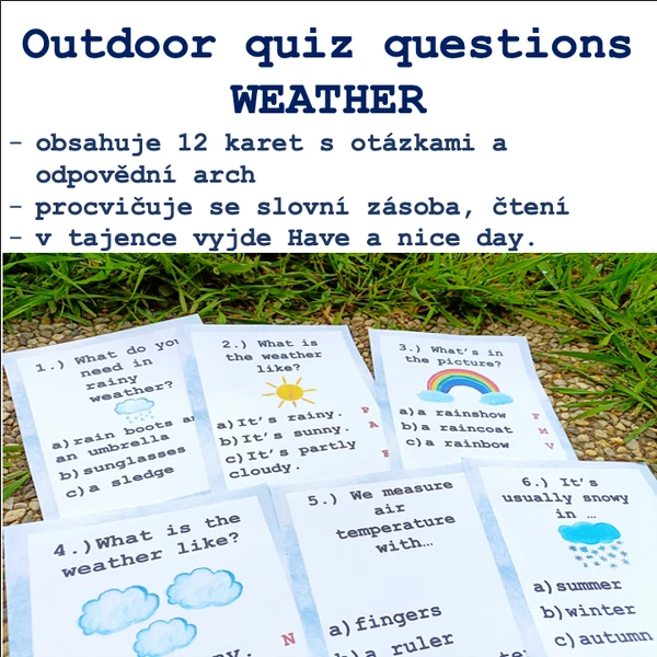 Outdoor quiz questions WEATHER