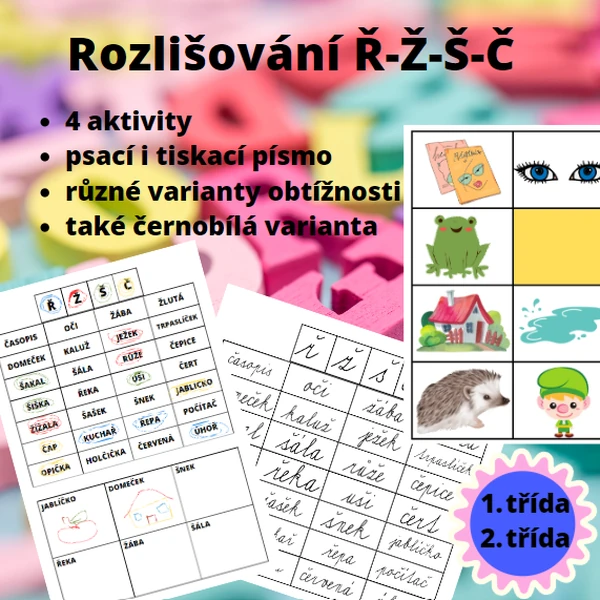 Rozlišování Ž-Ř-Č-Ž