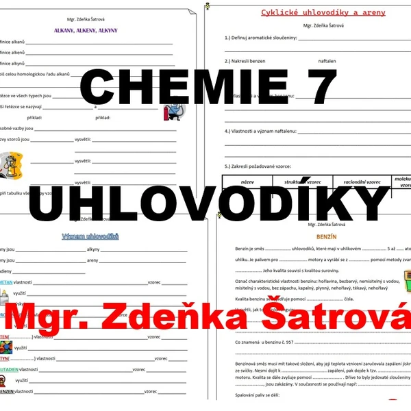CHEMIE 7 - uhlovodíky