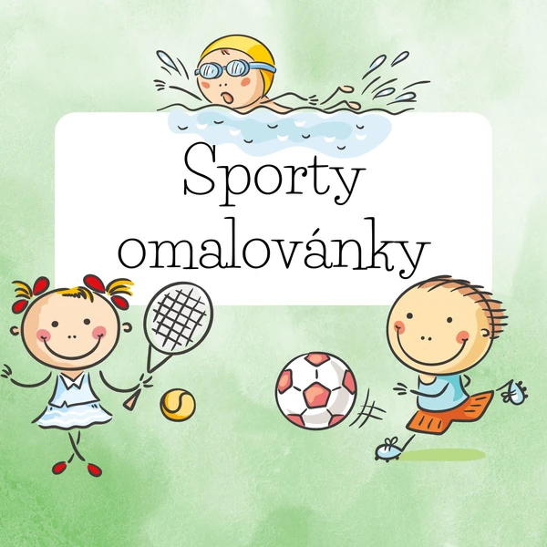Sporty-omalovánky