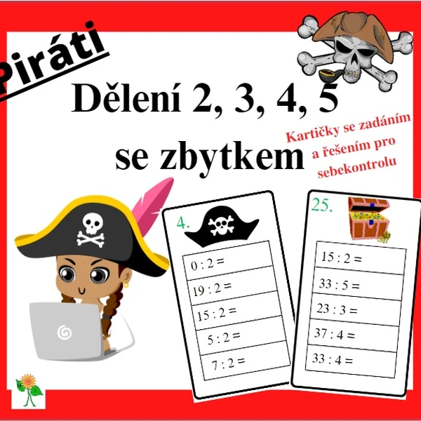 Dělení se zbytkem - PIRÁTI