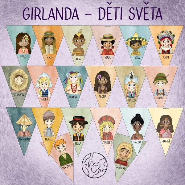 Girlanda - Děti světa 