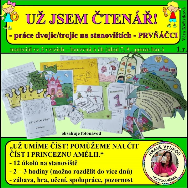 UŽ JSEM ČTENÁŘ – aneb JAK SE PRINCEZNA Z PÍSMENKOVÉHO KRÁLOVSTVÍ NAUČILA ČÍST