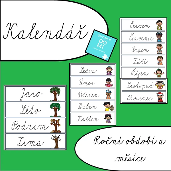 Kalendář - výzdoba třídy