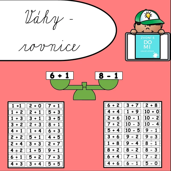Váhy - rovnice