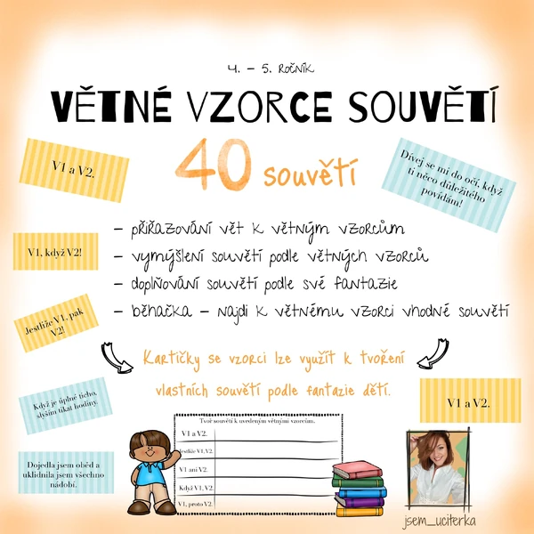 Větné vzorce souvětí 