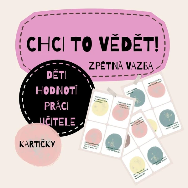 CHCI TO VĚDĚT! zpětná vazba učitelům