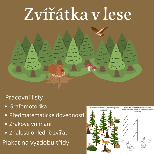 Zvířátka v lese