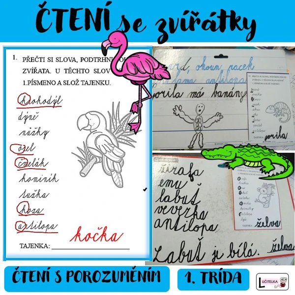 Čtení se zvířátky