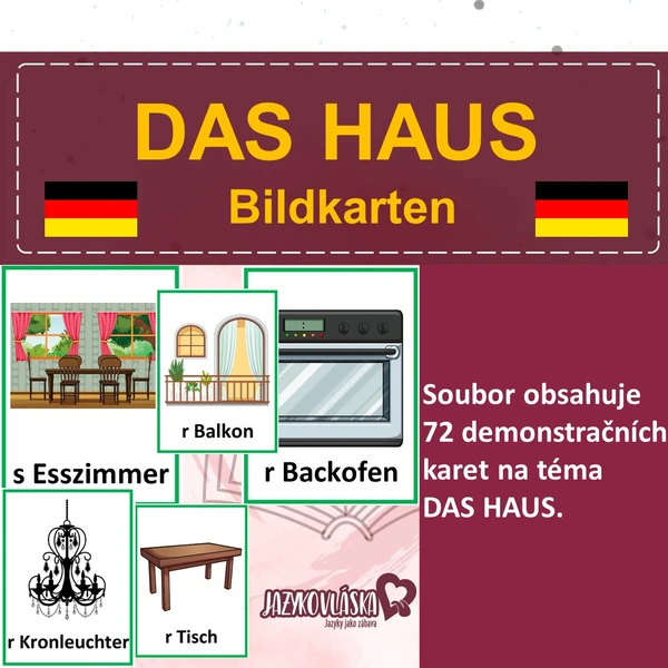 Das Haus Bildkarten
