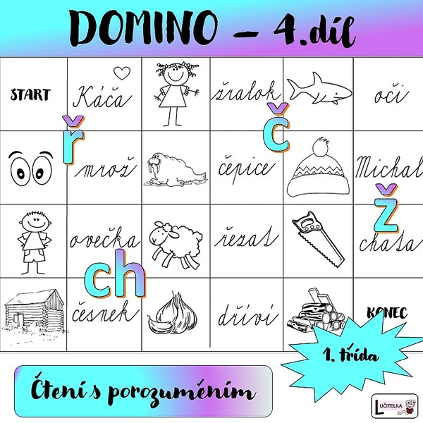 Domino - 4.díl, čtení s porozuměním