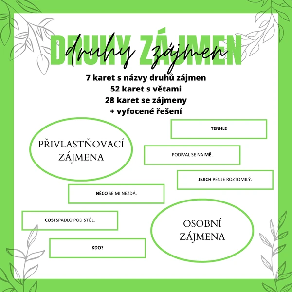 Druhy zájmen
