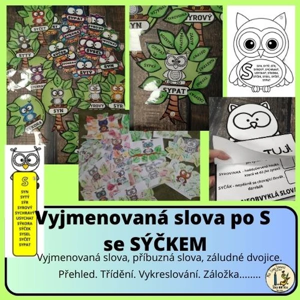 Vyjmenovaná slova po S se SÝČKEM