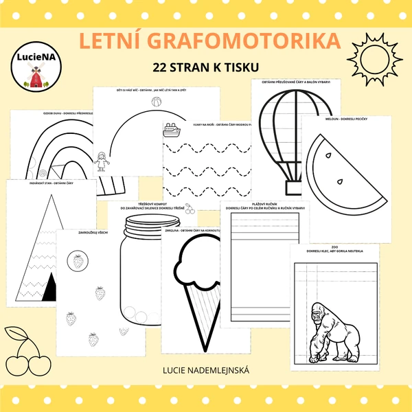 Letní grafomotorika