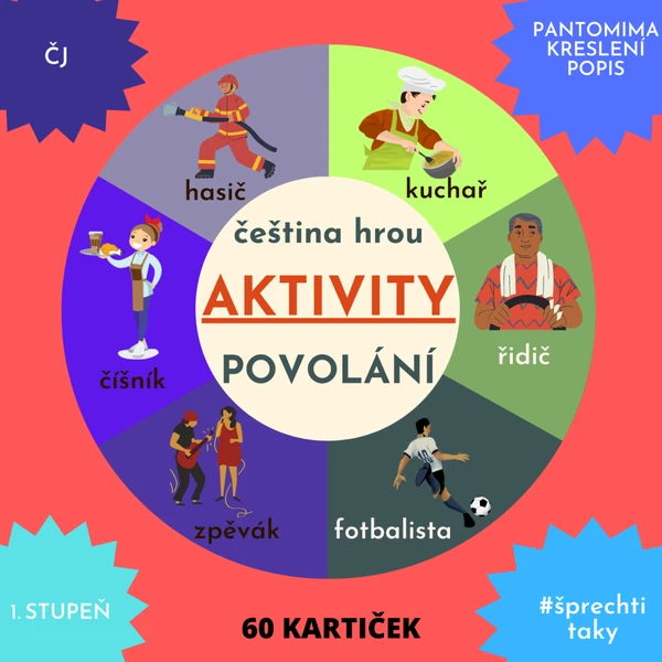POVOLÁNÍ - AKTIVITY (60 povolání)