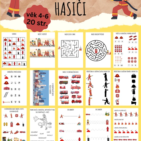 HASIČI - Pracovní listy
