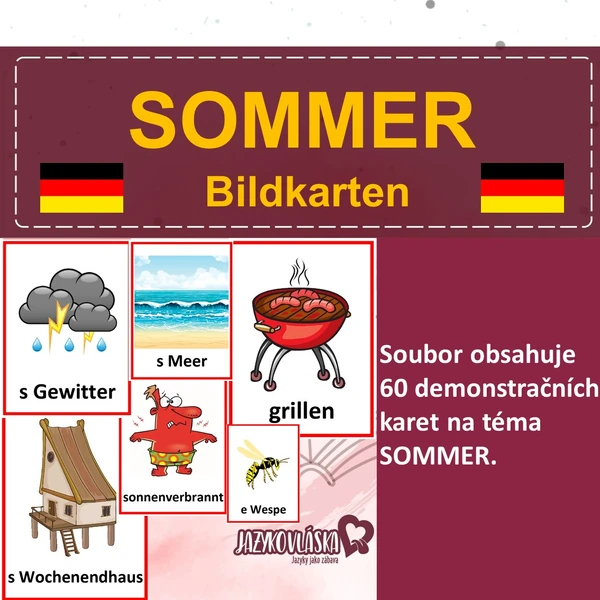 Sommer Bildkarten